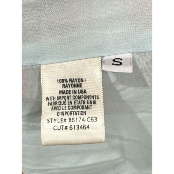 BELLA DAHL Flutter Raglan Maxi Tier Dress in Seaspray Dots Sz S - Picture 6 of 10